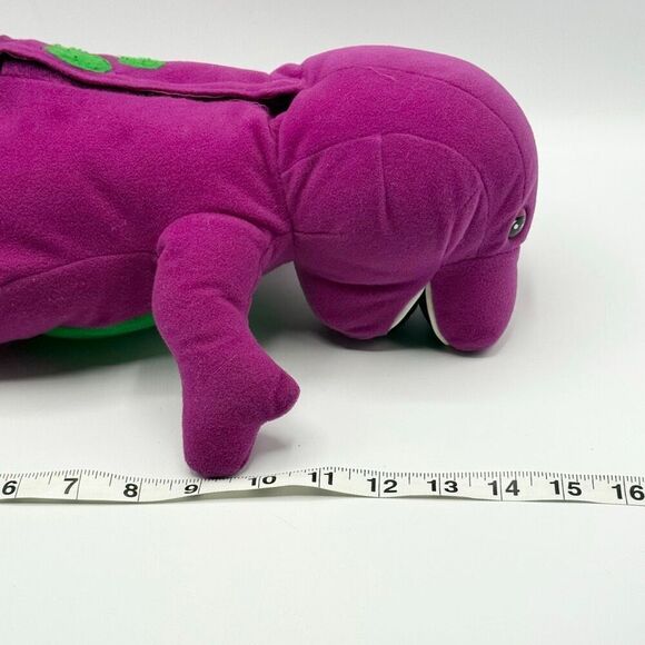Playskool Vintage 1998 Play Along Barney Plush - Picture 10 of 10